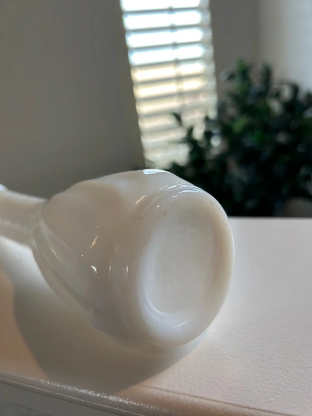 True Vintage Milk Glass Bud Vase Hoosier Swirl Ribbed White Milk Glass Bud Vase